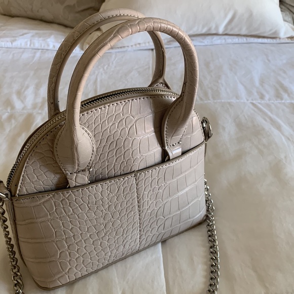 Zara Bags Zara Embossed Mini Bowling Bag Poshmark